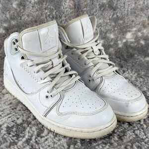 Nike Air Jordan 1 Flight 2 Boys Sz 7Y White 631784-111 Basketball Shoes Sneakers